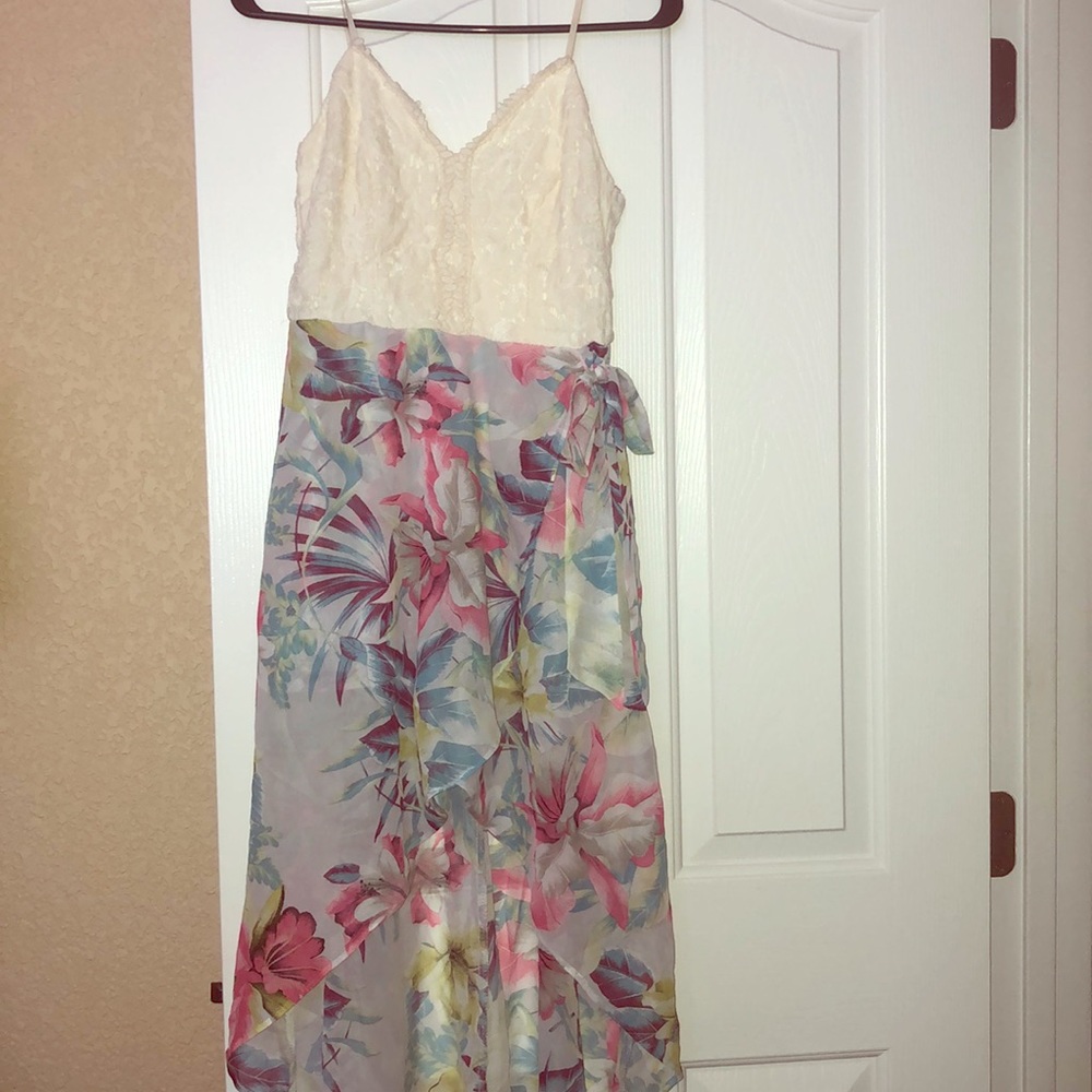Long/ short spaghetti strap dress.